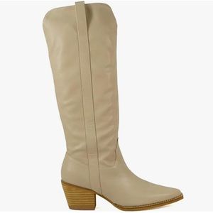 ARiderGirl Stephanie Women's Knee High Western Style Stacked Heel Boots